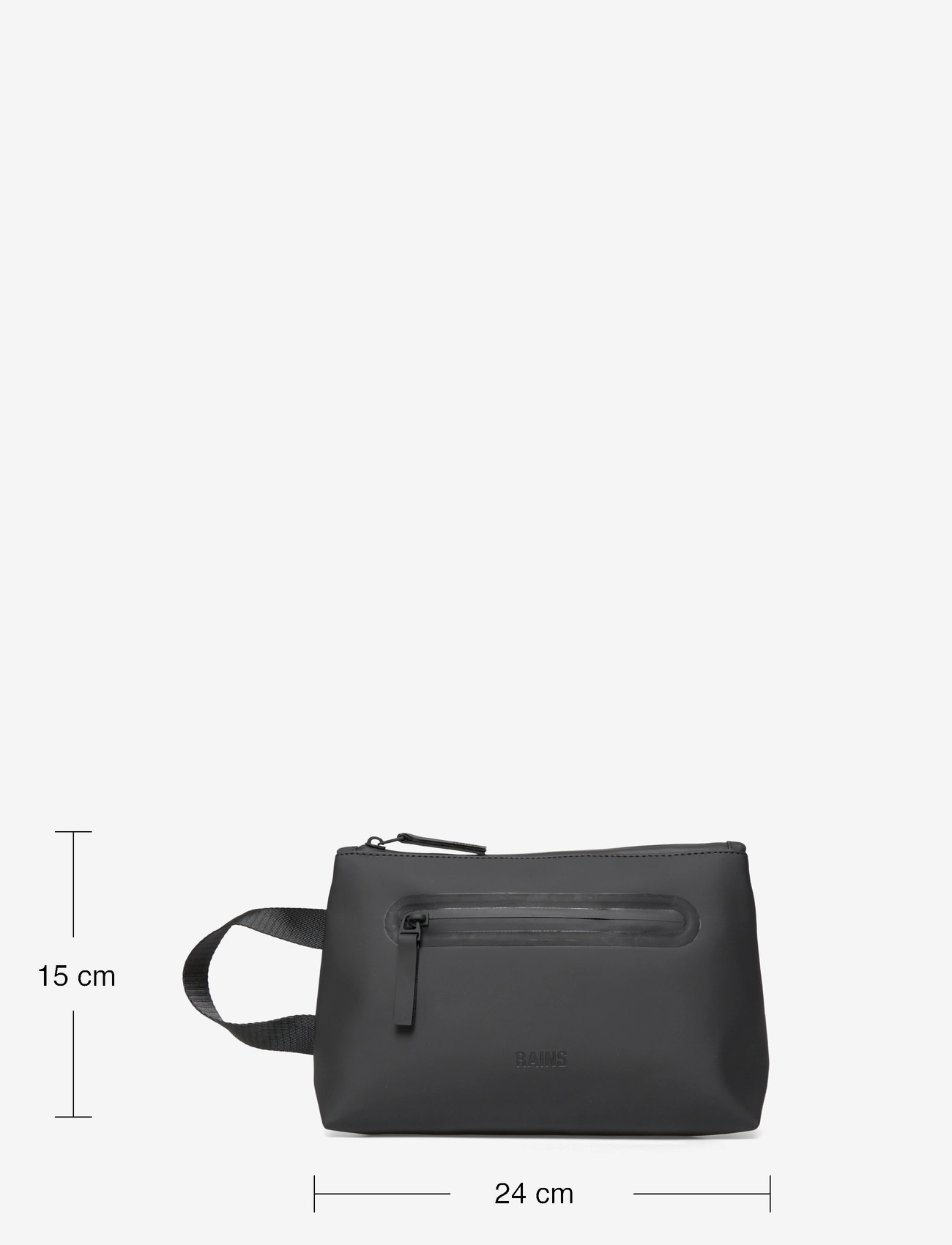 Rains - Cosmetic Bag Zip W3 - veekindlad kotid - black - 4