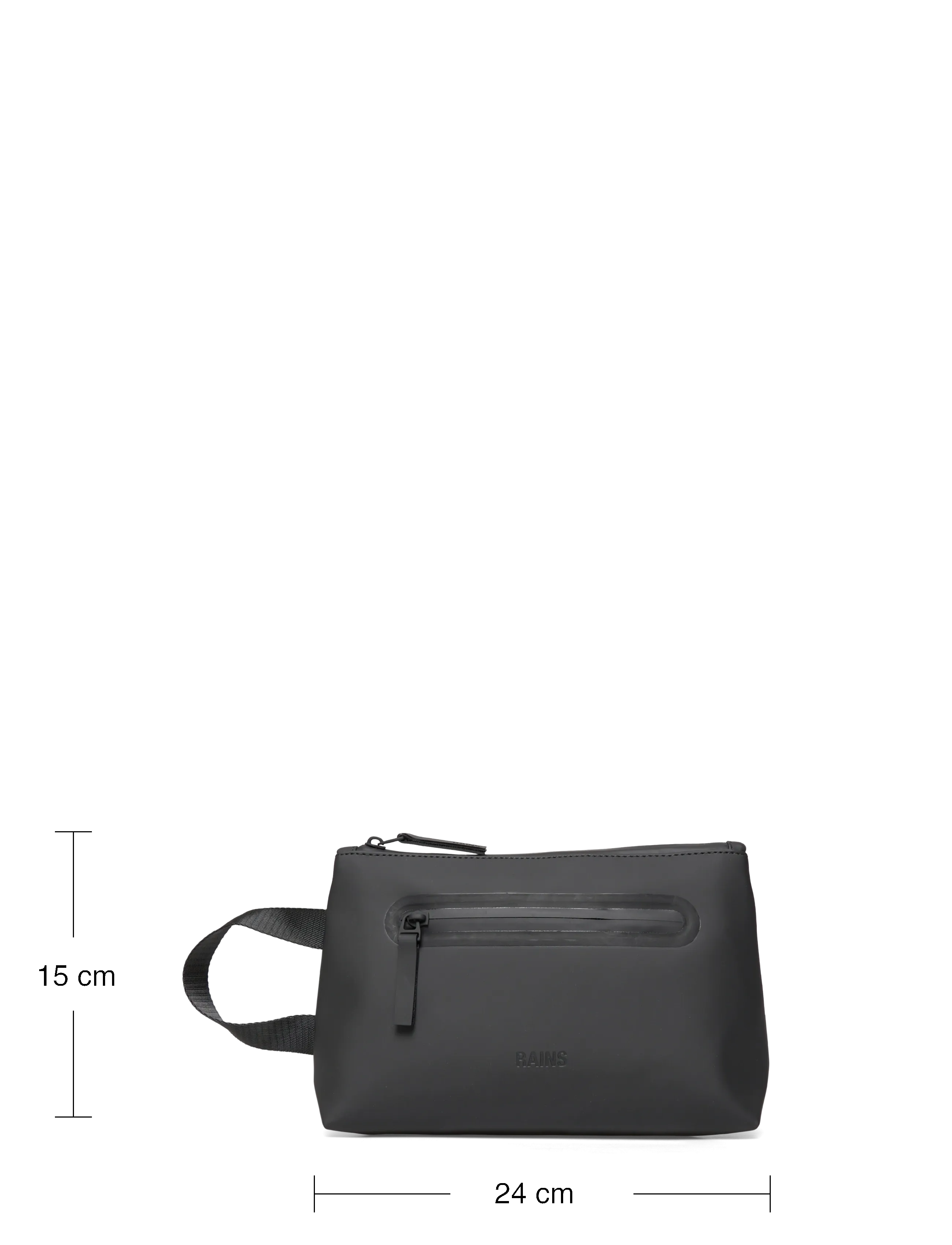 Rains - Cosmetic Bag Zip W3 - vattentäta väskor - black - 4