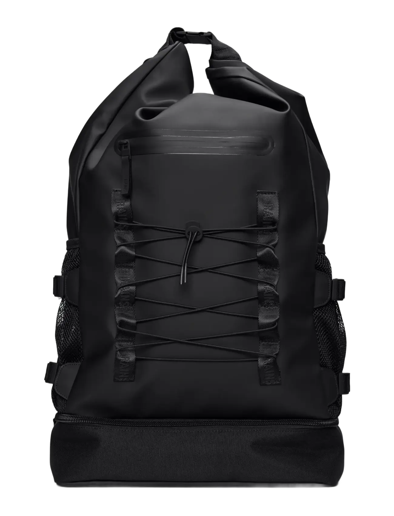 Rains Trail Mountaineer Rolltop Large W3 - Transitional Layering - BLACK / black