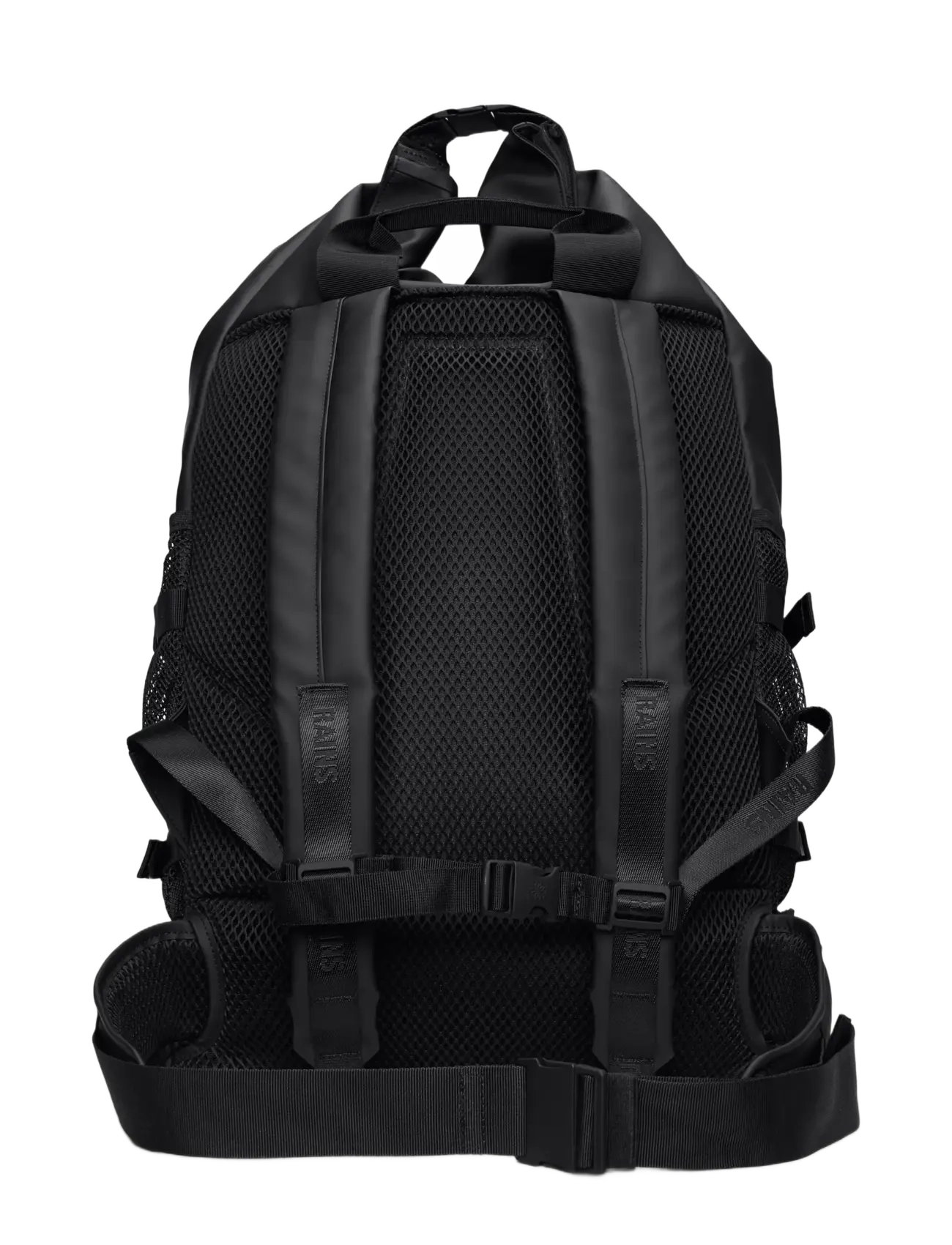 Rains - Trail Mountaineer Rolltop Large W3 - rolltop backpacks - black - 2