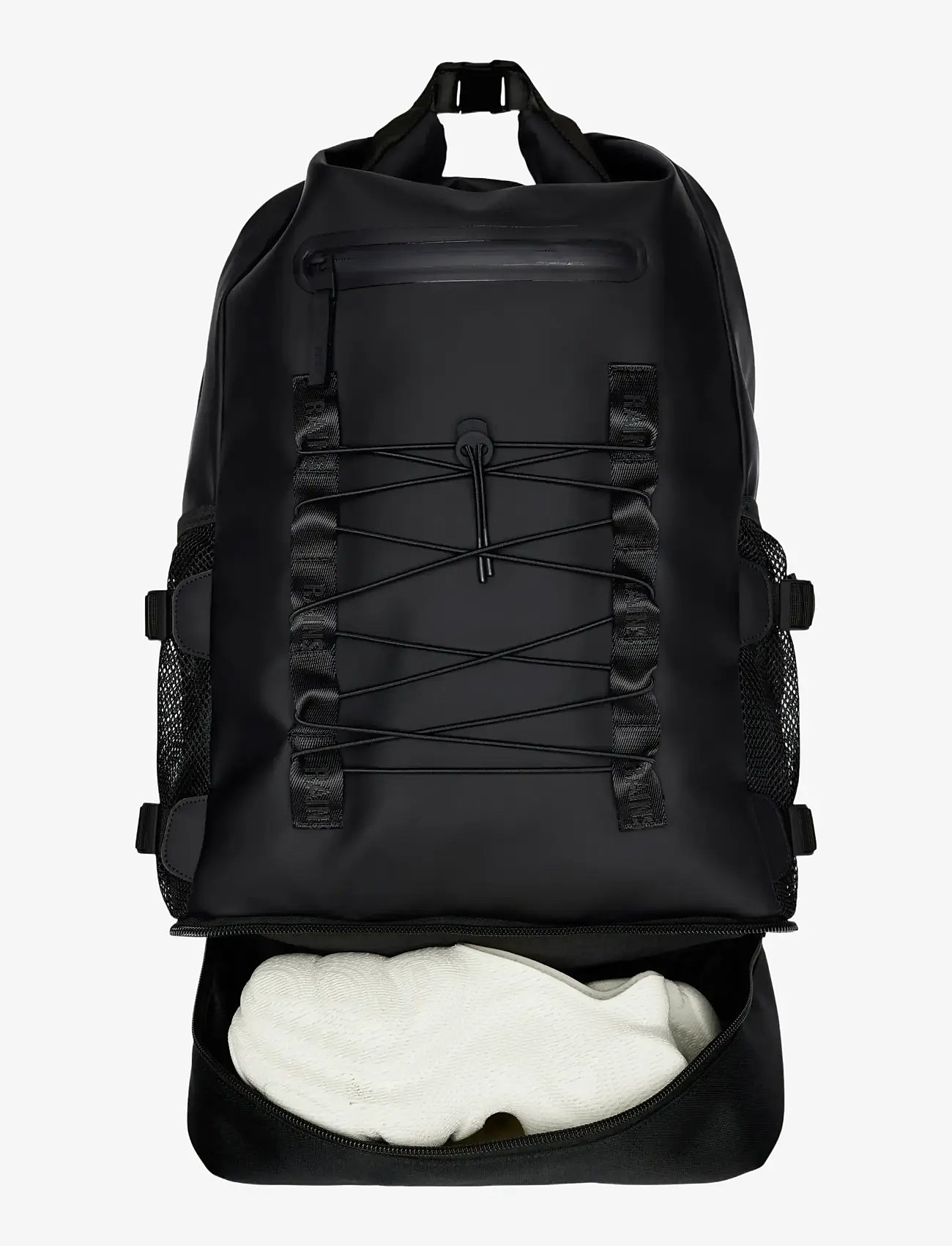 Rains - Trail Mountaineer Rolltop Large W3 - wasserdichte taschen - black - 4