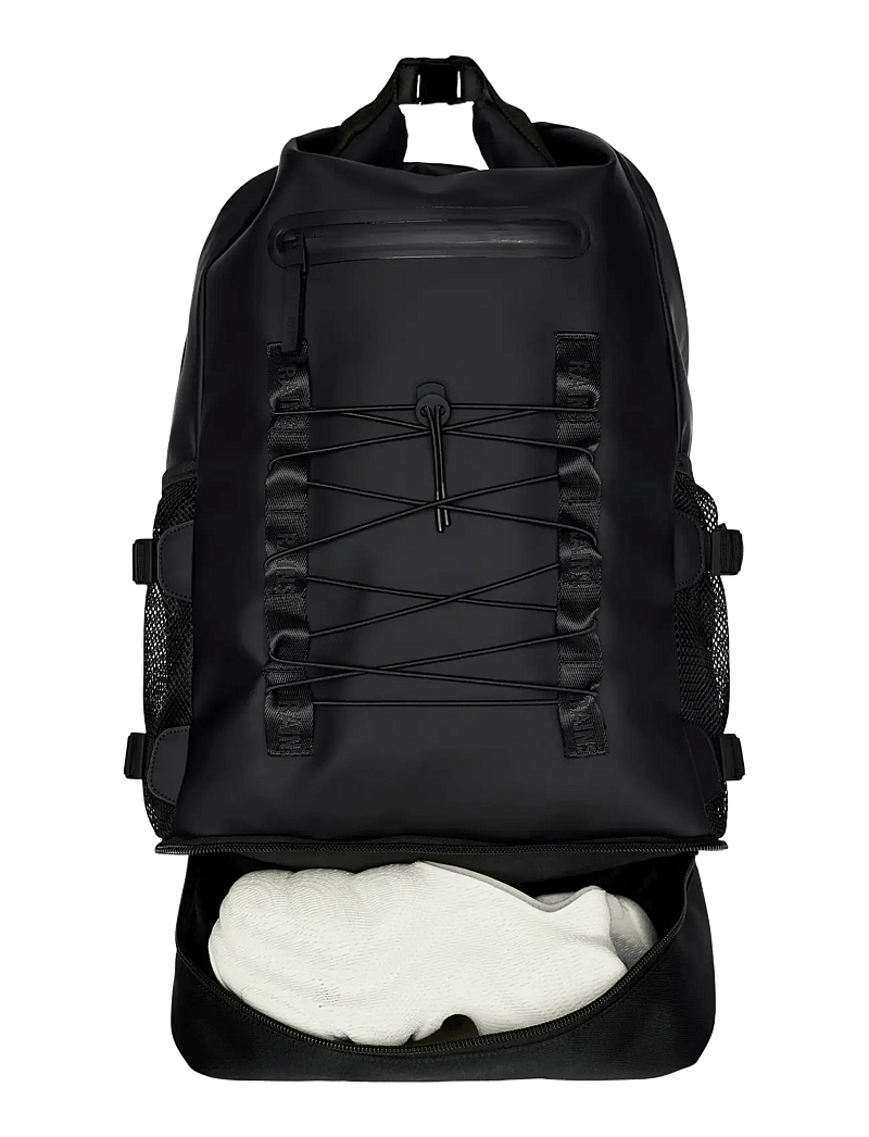 Rains - Trail Mountaineer Rolltop Large W3 - wasserdichte taschen - black - 4