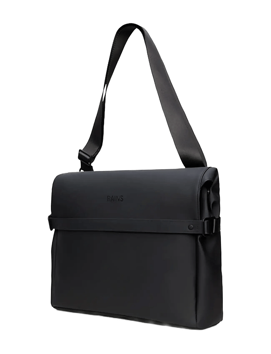 Rains - OTG Messenger Bag W3 - vanntette bager - black - 2