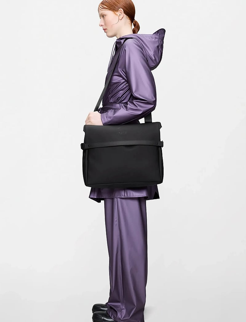 Rains - OTG Messenger Bag W3 - vandtætte tasker - black - 0