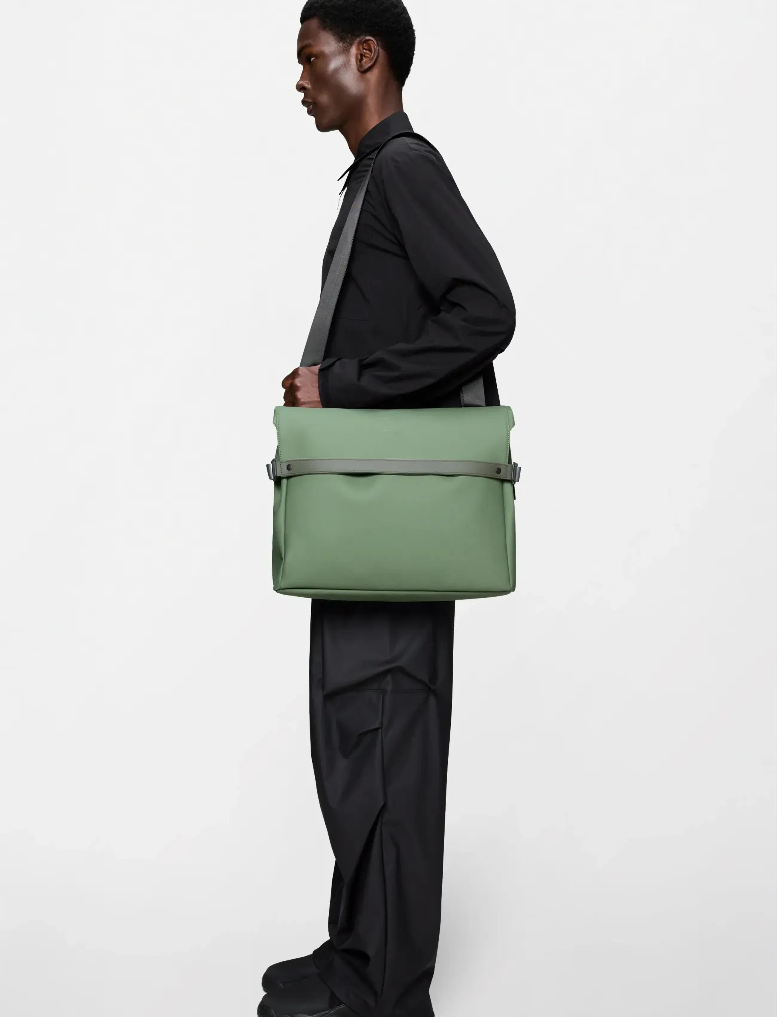 Rains Otg Messenger Bag W3, Mænd, Messenger Taske, Grøn, Str: ONE SIZE