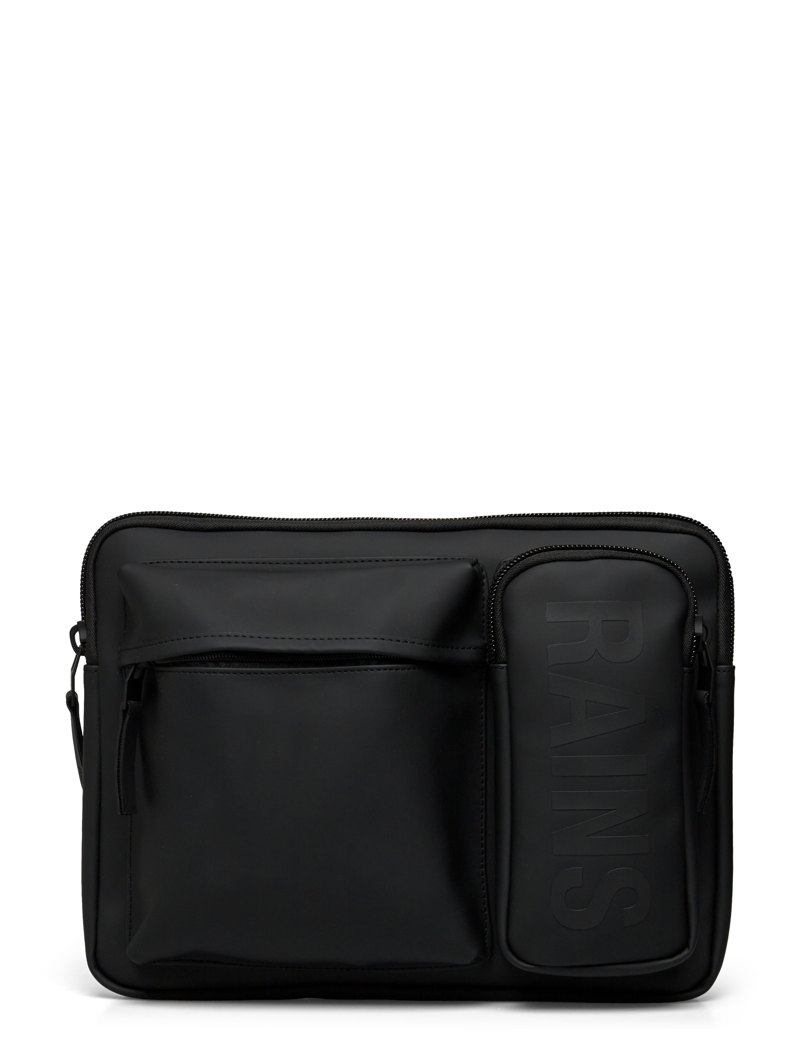 Rains Texel Laptop Case 13''/14'' W1 - Laptoptaschen - BLACK / black