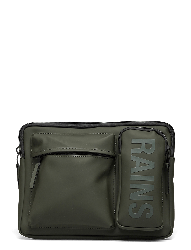 Rains - Texel Laptop Case 13"/14" W1 - vattentäta väskor - green - 1