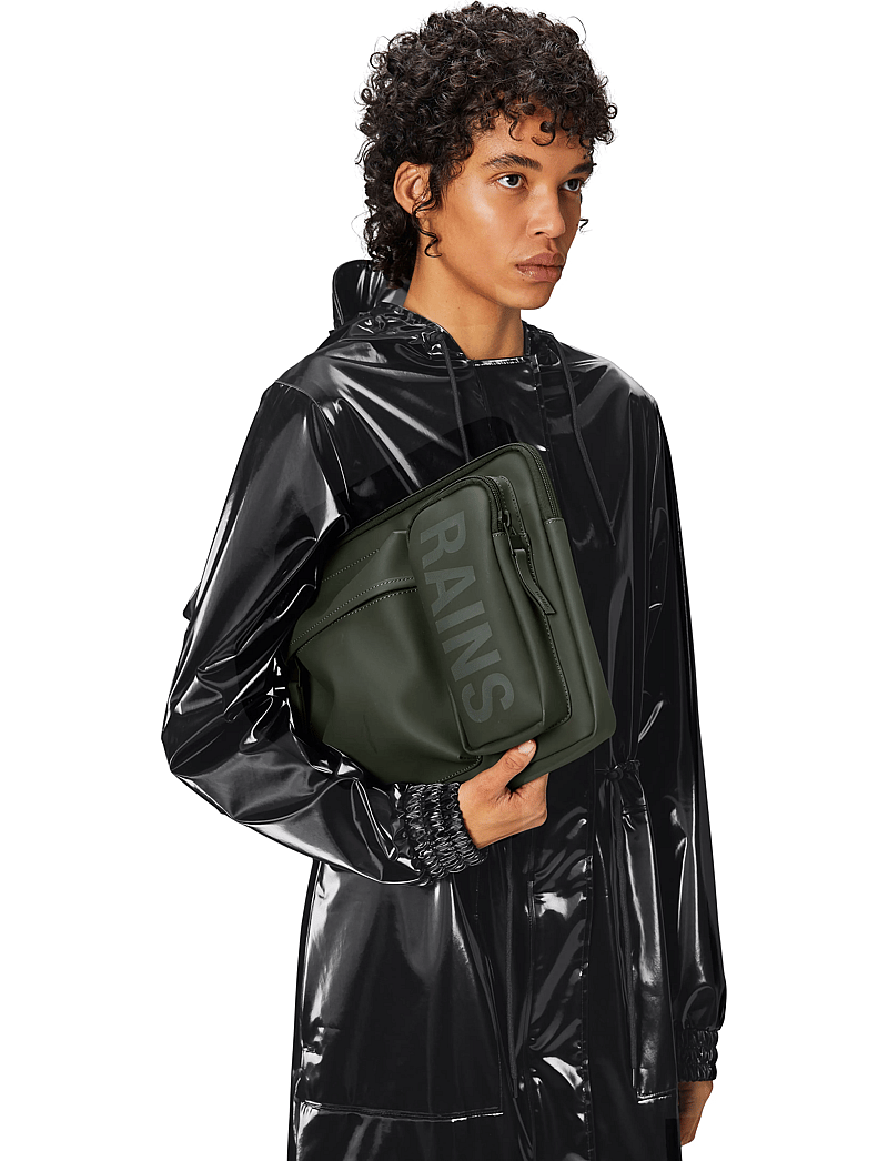 Rains - Texel Laptop Case 13"/14" W1 - vattentäta väskor - green - 5