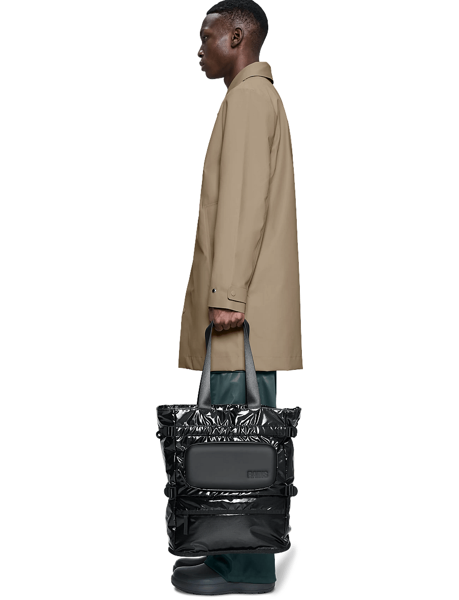 Rains - Sibu Shield Tote Bag W3 - tote bags - black - 0