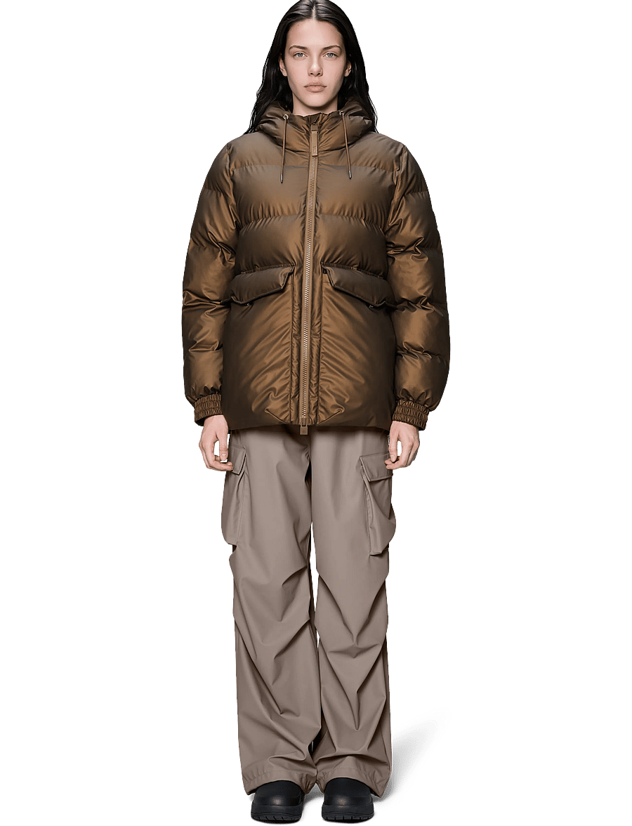 Rains - Alta A-Line Puffer W Jacket W3T3 - talvejoped - comet - 0