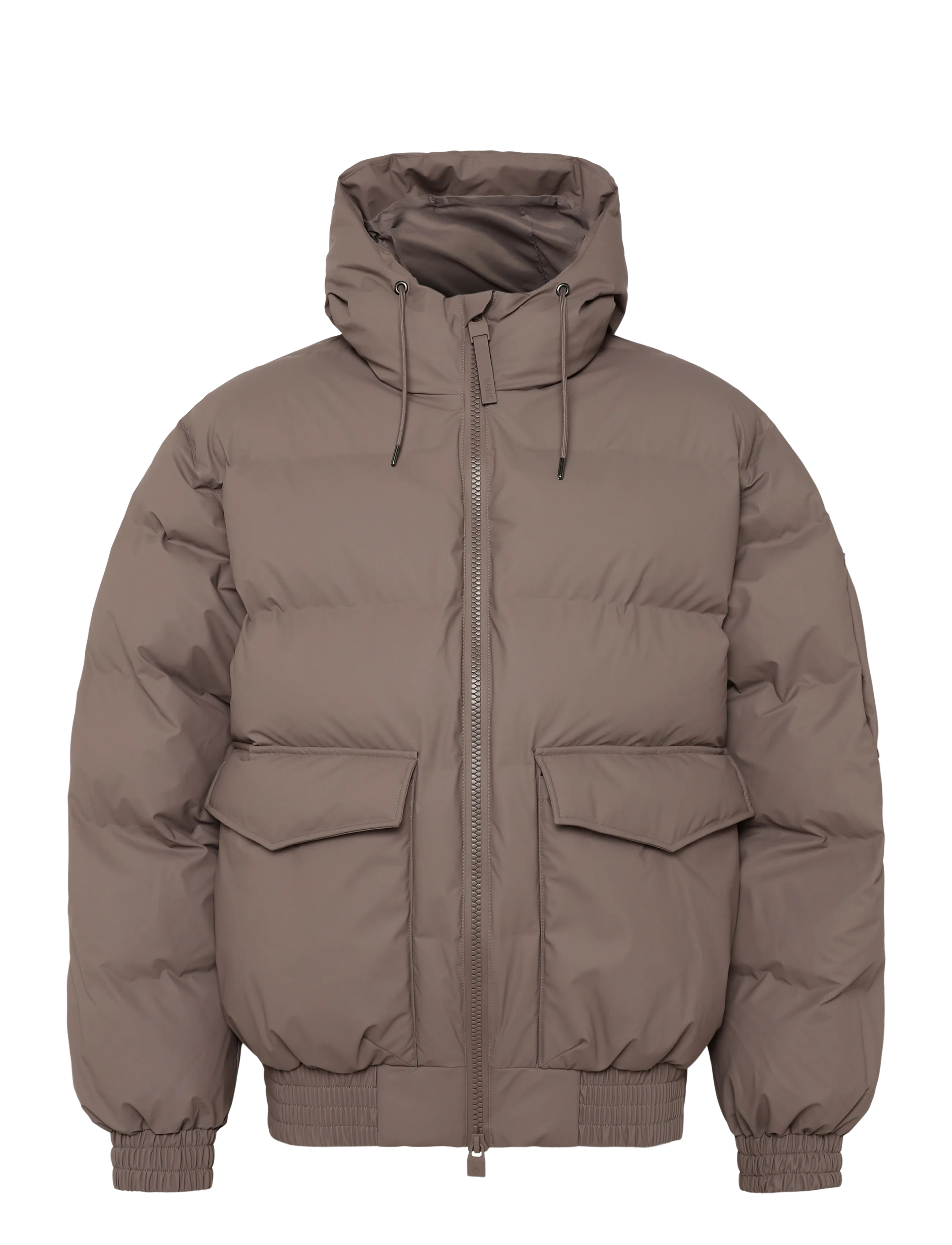 Rains Alta Bomber Puffer Jacket W3T3 - Jackets - CINDER / grey
