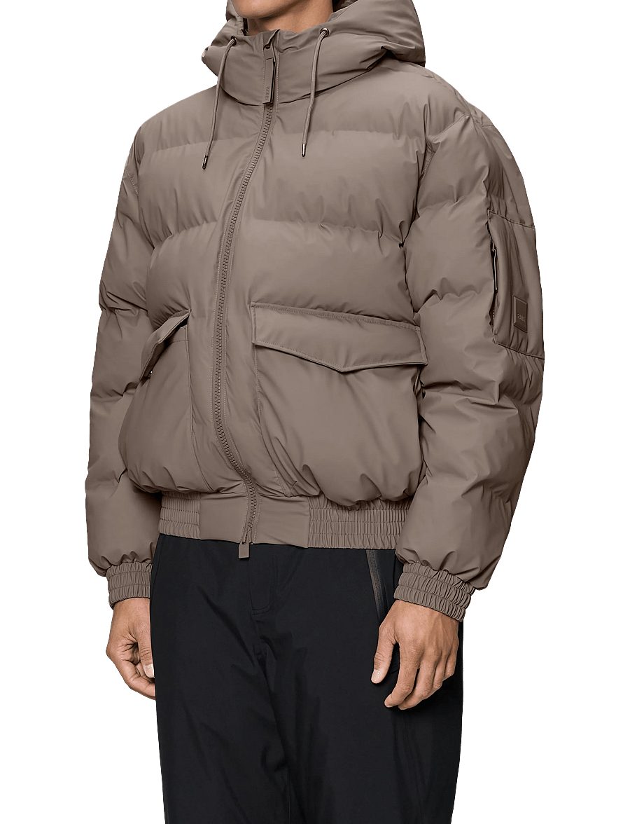 Rains - Alta Bomber Puffer Jacket W3T3 - padded jackets - cinder - 4