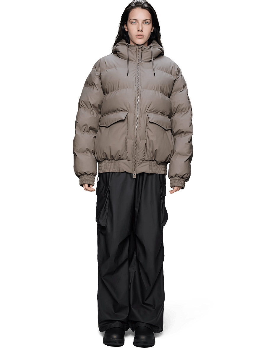 Rains - Alta Bomber Puffer Jacket W3T3 - padded jackets - cinder - 5