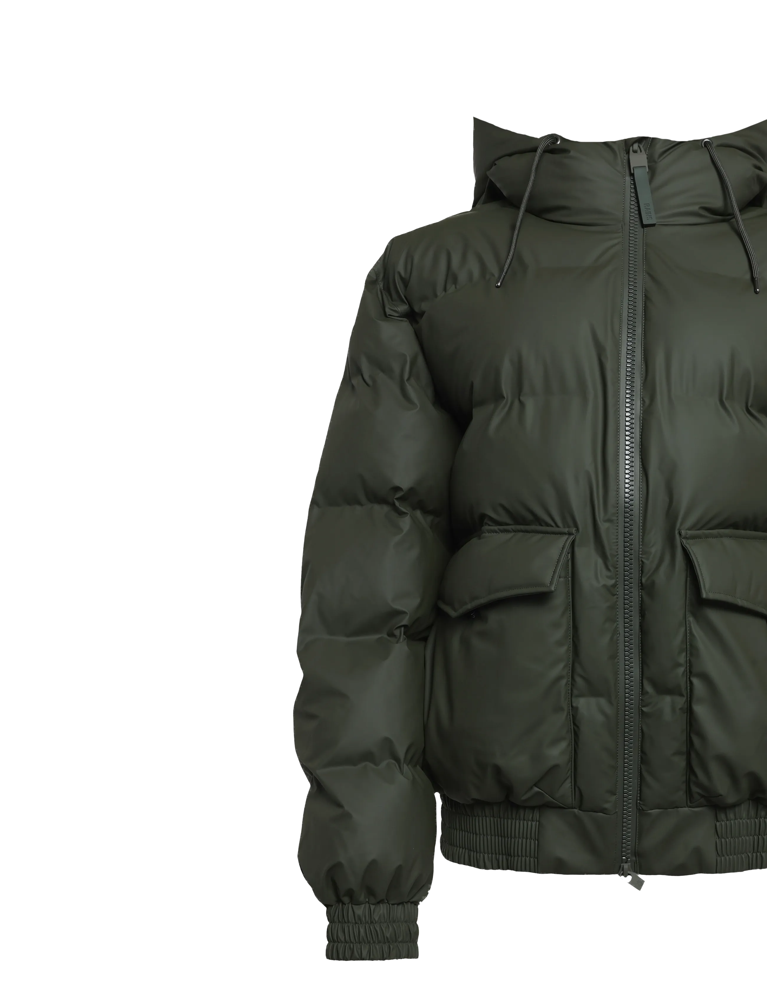 Rains - Alta Bomber Puffer Jacket W3T3 - fodrade jackor - green - 1