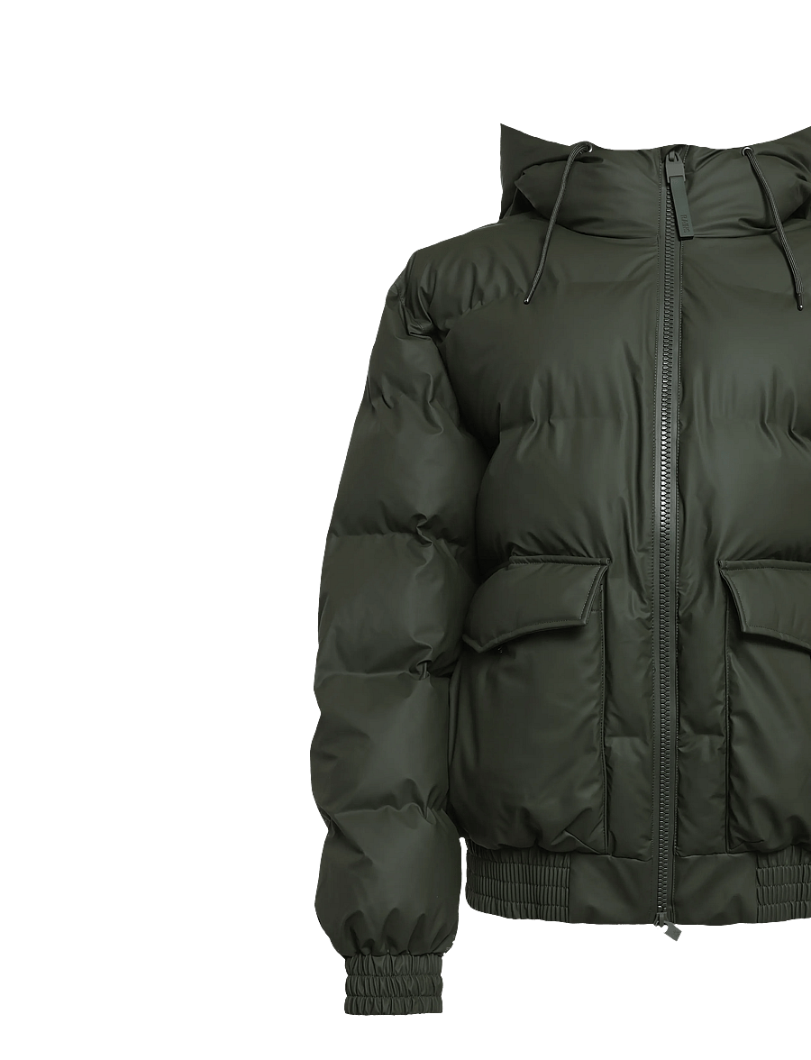 Rains - Alta Bomber Puffer Jacket W3T3 - fodrade jackor - green - 1