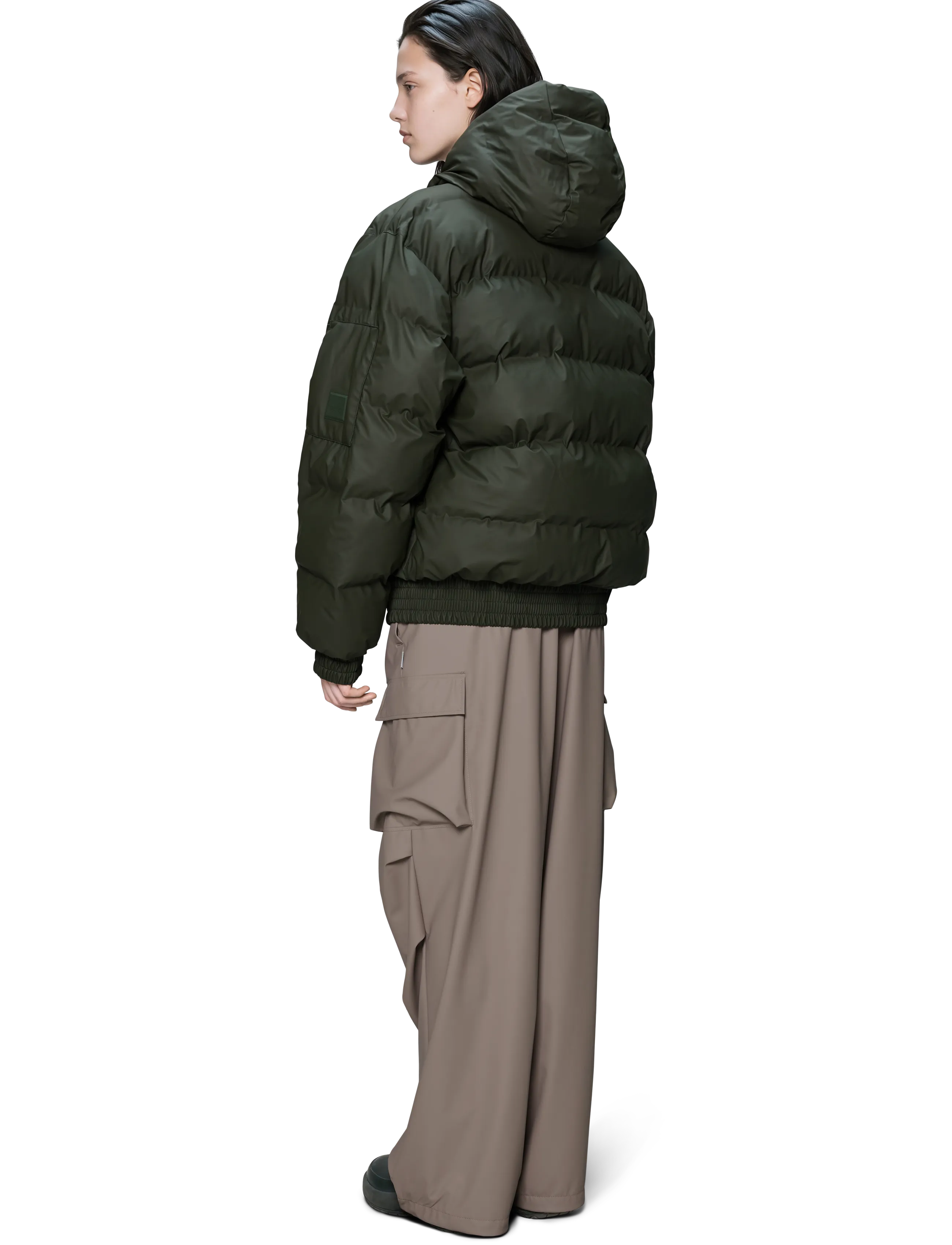 Rains - Alta Bomber Puffer Jacket W3T3 - fodrade jackor - green - 3