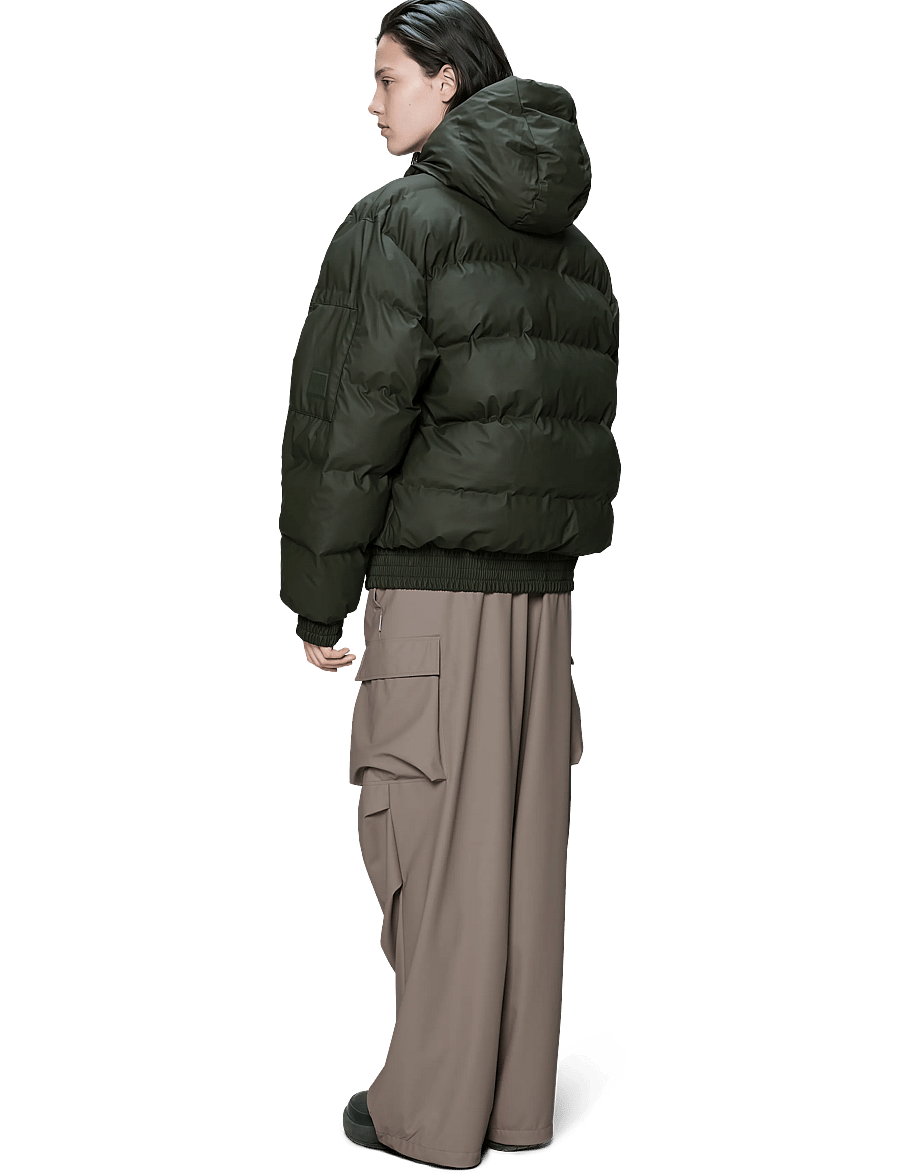 Rains - Alta Bomber Puffer Jacket W3T3 - fodrade jackor - green - 3