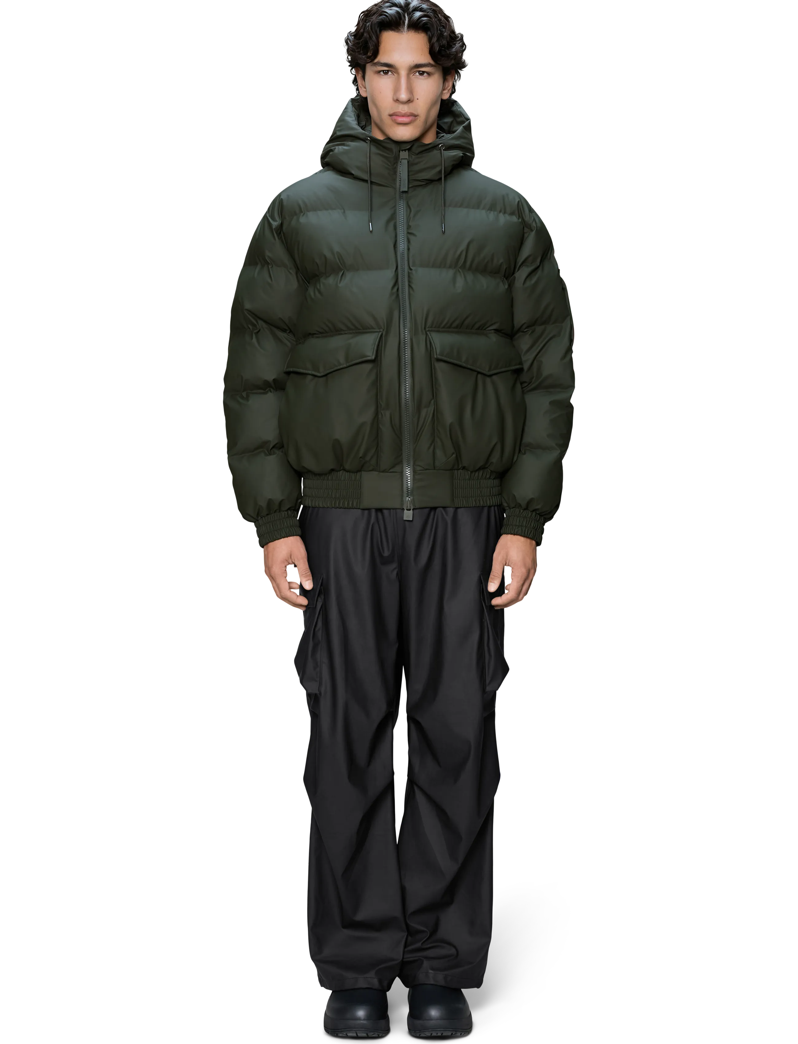 Rains - Alta Bomber Puffer Jacket W3T3 - fodrade jackor - green - 5