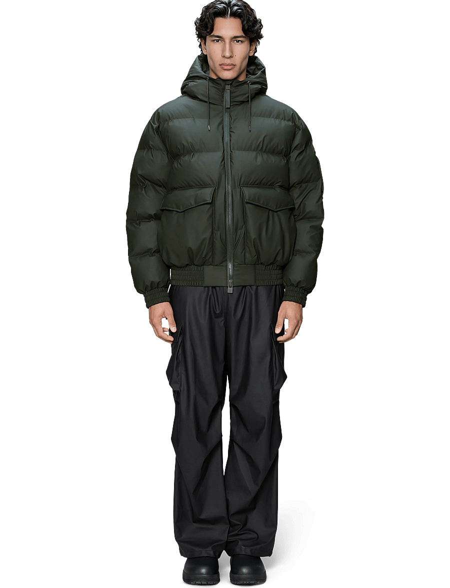 Rains - Alta Bomber Puffer Jacket W3T3 - fodrade jackor - green - 5