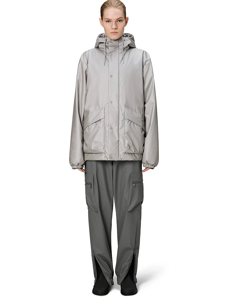 Rains - Lohja Insulated Cargo Jacket W3T2 - dūnu jakas - nimbus - 3
