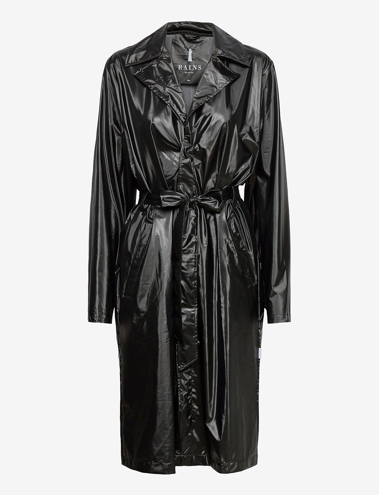 Rains - City Overcoat - shiny black - 0