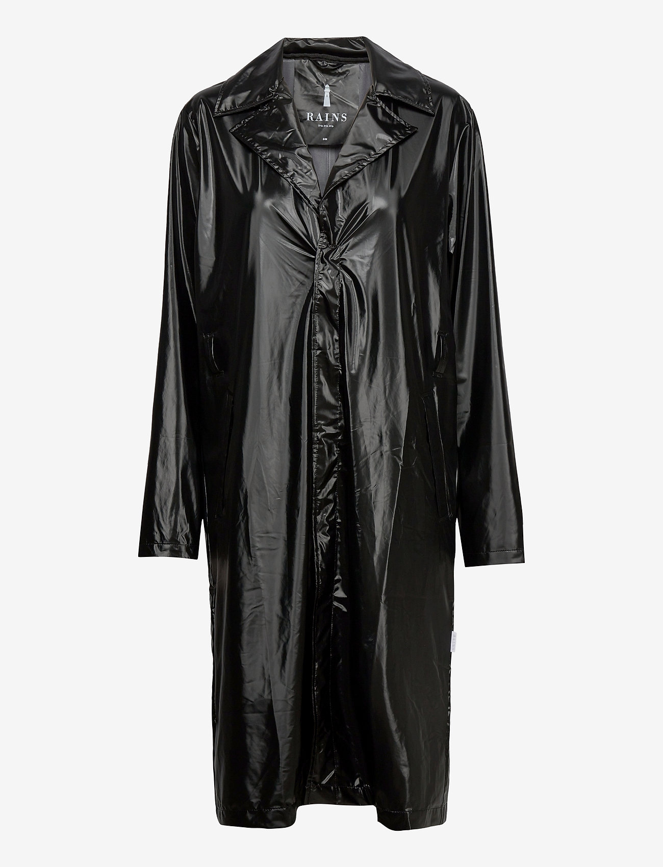 Rains - City Overcoat - shiny black - 1