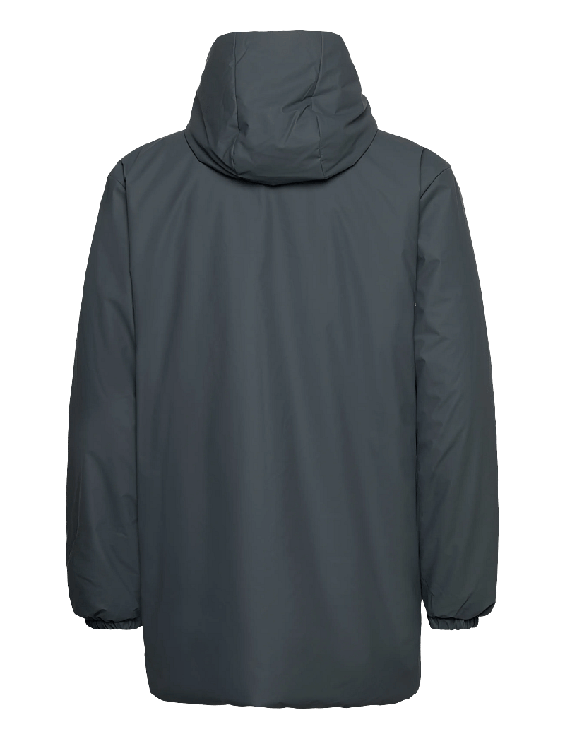 Rains - Lohja Long Insulated Cargo Jacket W3T2 - gefütterte jacken - lagoon - 1