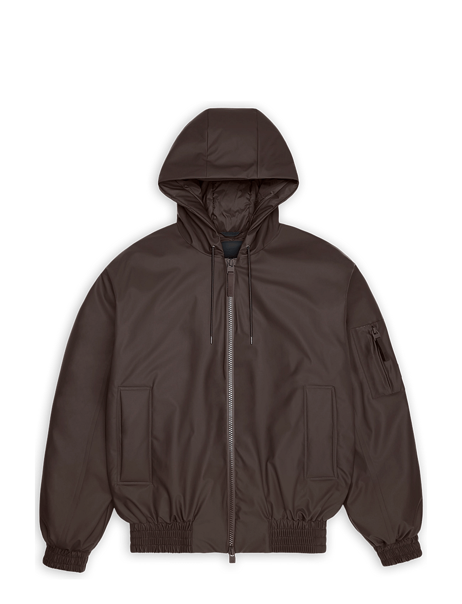 Rains - Lohja Insulated Bomber Jacket W3T1 - herbstjacken - bark - 1