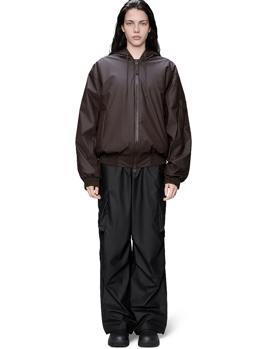 Rains - Lohja Insulated Bomber Jacket W3T1 - herbstjacken - bark - 0