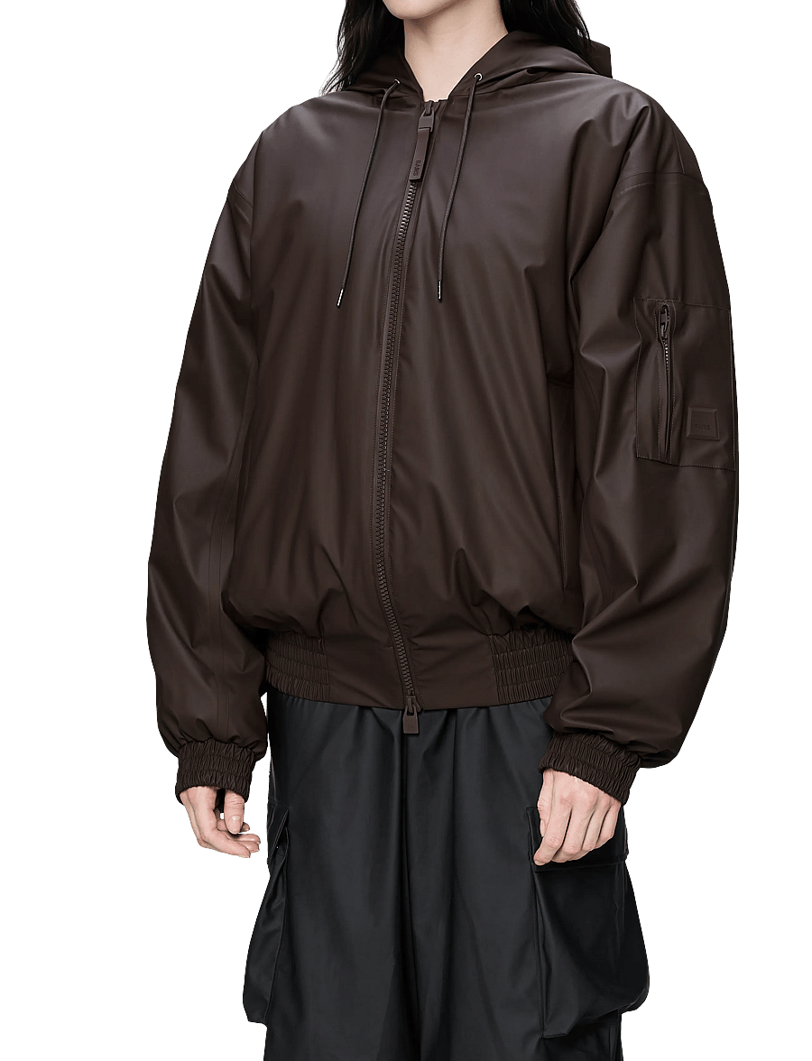 Rains - Lohja Insulated Bomber Jacket W3T1 - herbstjacken - bark - 3