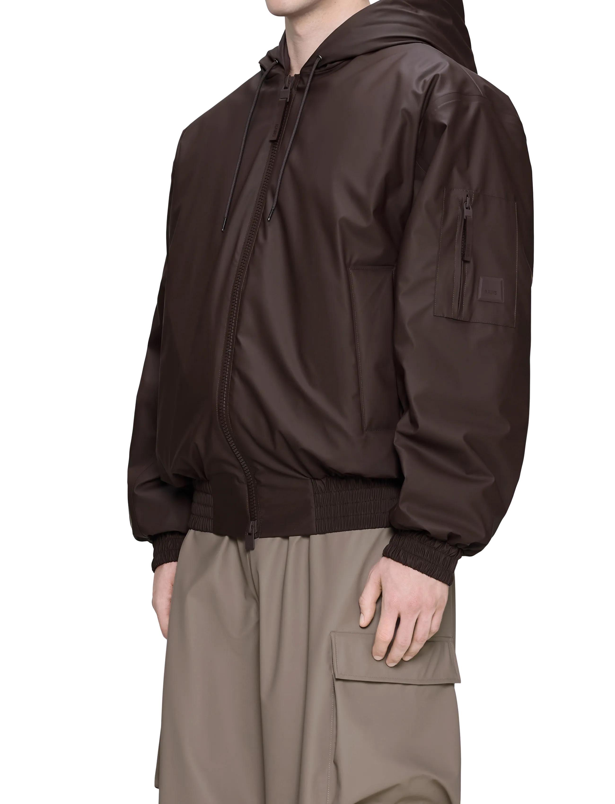 RAINS Lohja Insulated Bomber Jacket W3T1 jackor herr – bild 6