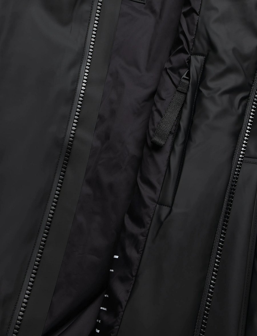Rains - Lohja Insulated Bomber Jacket W3T1 - frühlingsjacken - black - 4