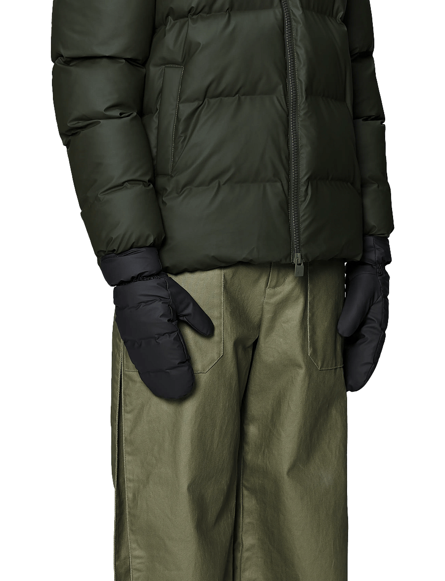 Rains - Puffer Mittens W2T3 - tumvantar - black - 0