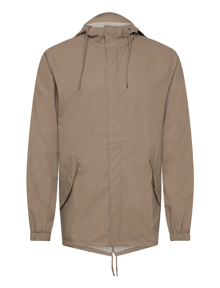 Rains - Fishtail Jacket W3 - regenmäntel - beige - 1