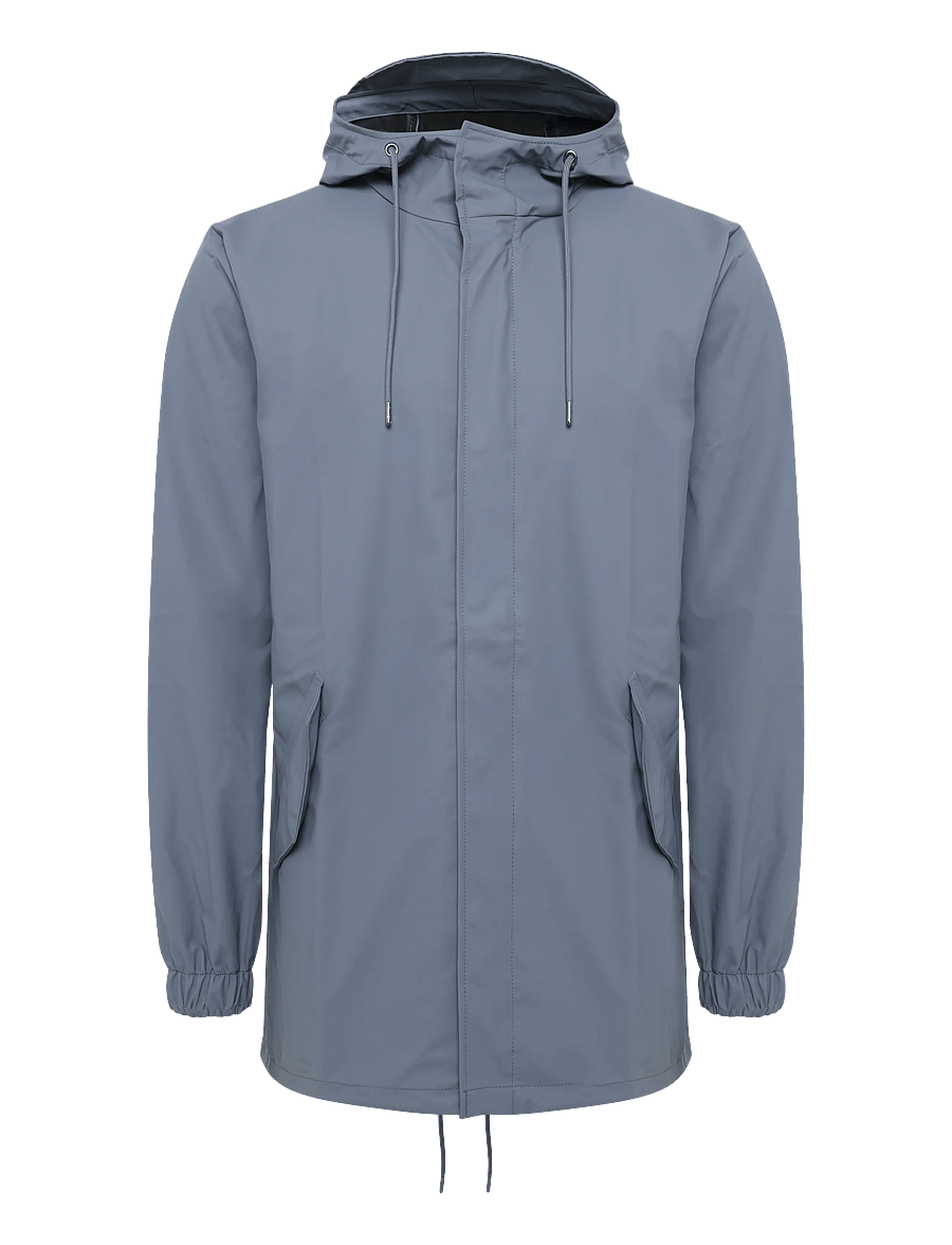 Rains - Fishtail Jacket W3 - vihmamantlid - blue dusk - 0