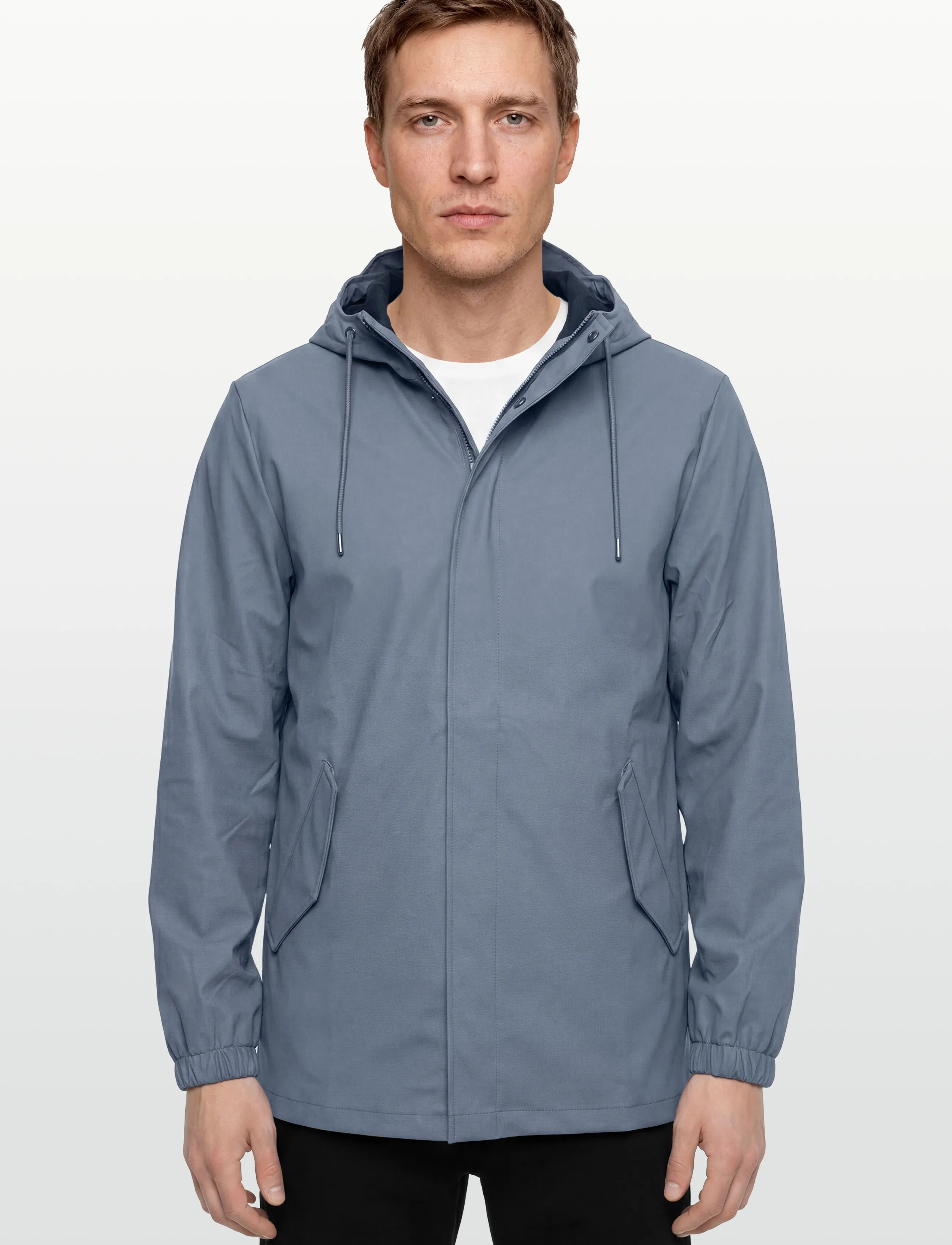 Rains - Fishtail Jacket W3 - joped - blue dusk - 3