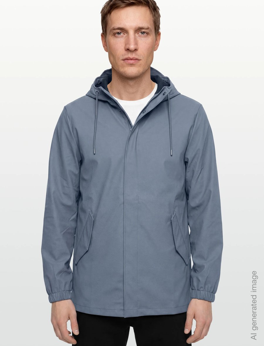 Rains - Fishtail Jacket W3 - vihmamantlid - blue dusk - 3