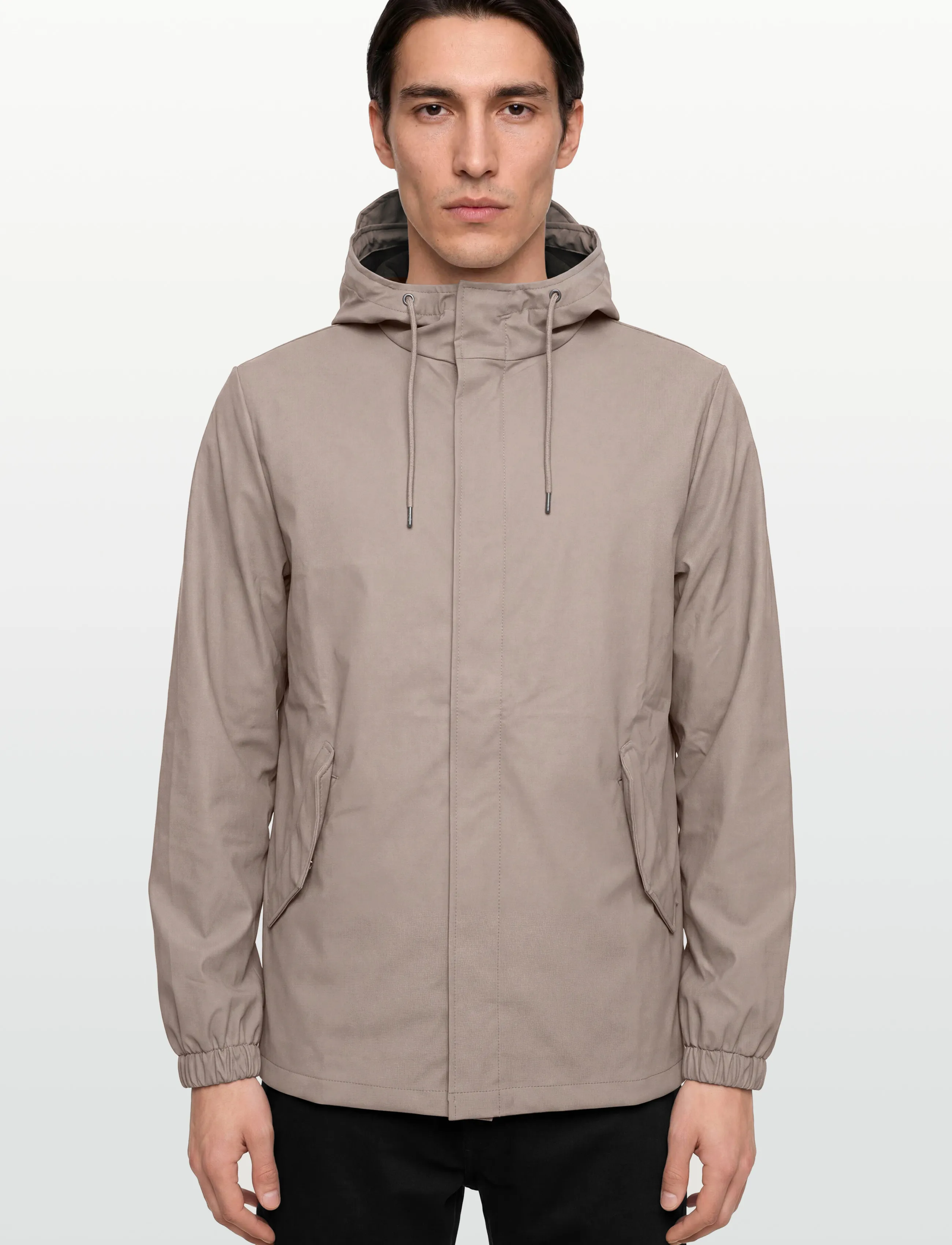 Rains - Fishtail Jacket W3 - lietusmēteļi - cinder - 3