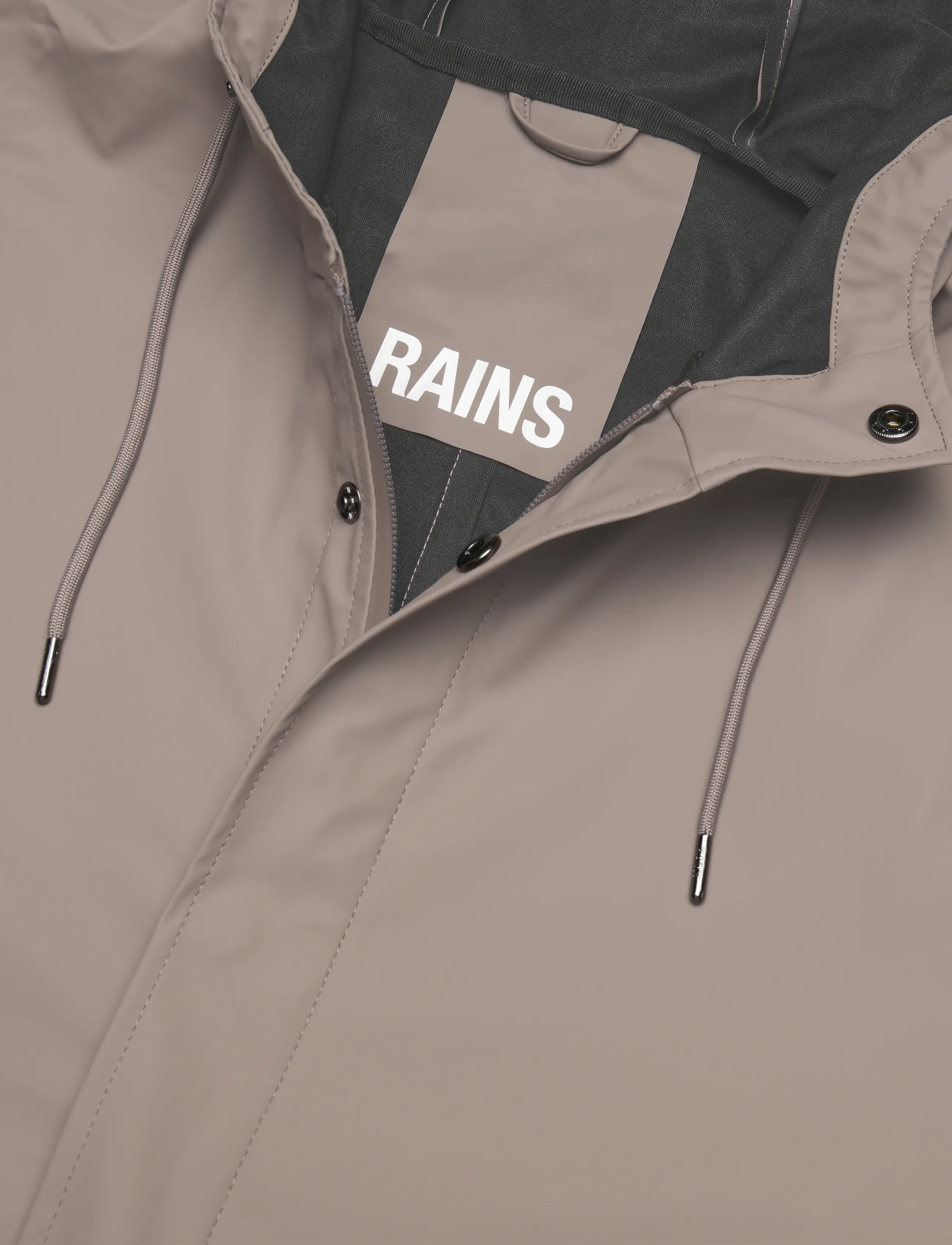 Rains - Fishtail Jacket W3 - regnjackor - cinder - 2