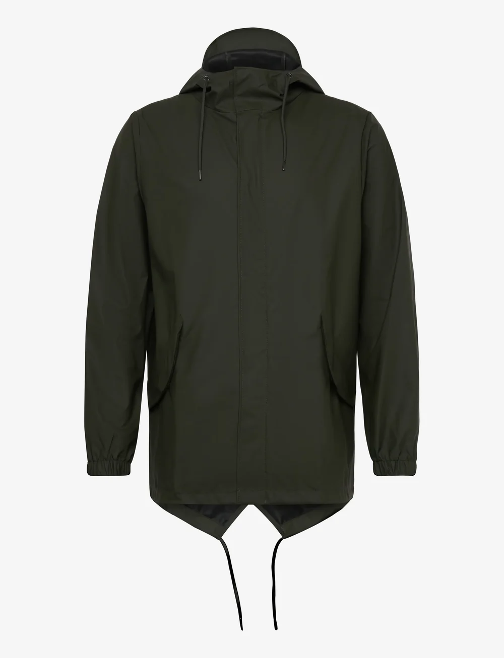 Rains - Fishtail Jacket W3 - regnjakker - green - 0