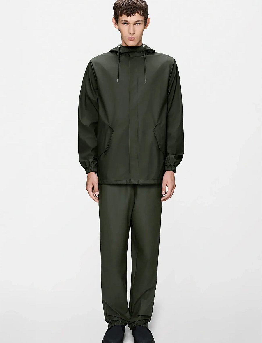 Rains - Fishtail Jacket W3 - muotitrendit - green - 0