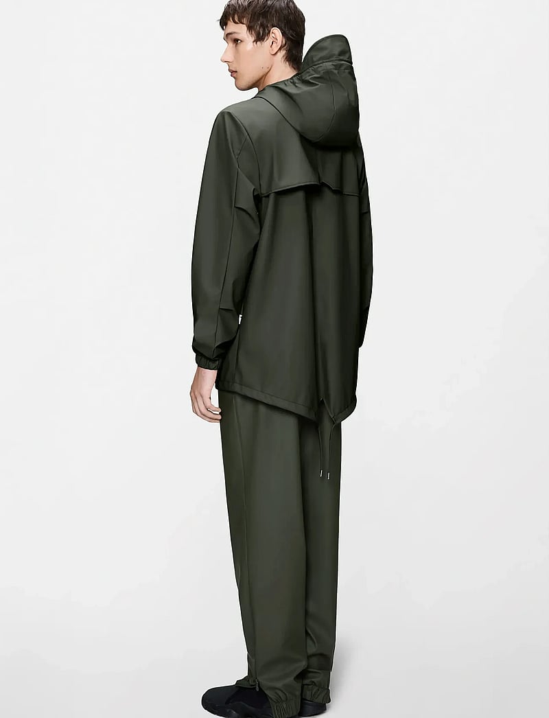 Rains - Fishtail Jacket W3 - vihmamantlid - green - 4