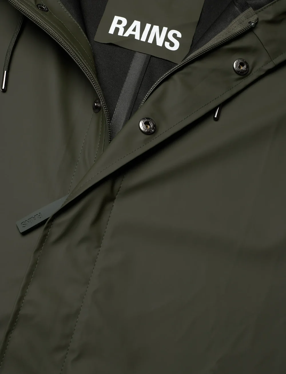Rains - Fishtail Jacket W3 - regnjakker - green - 2