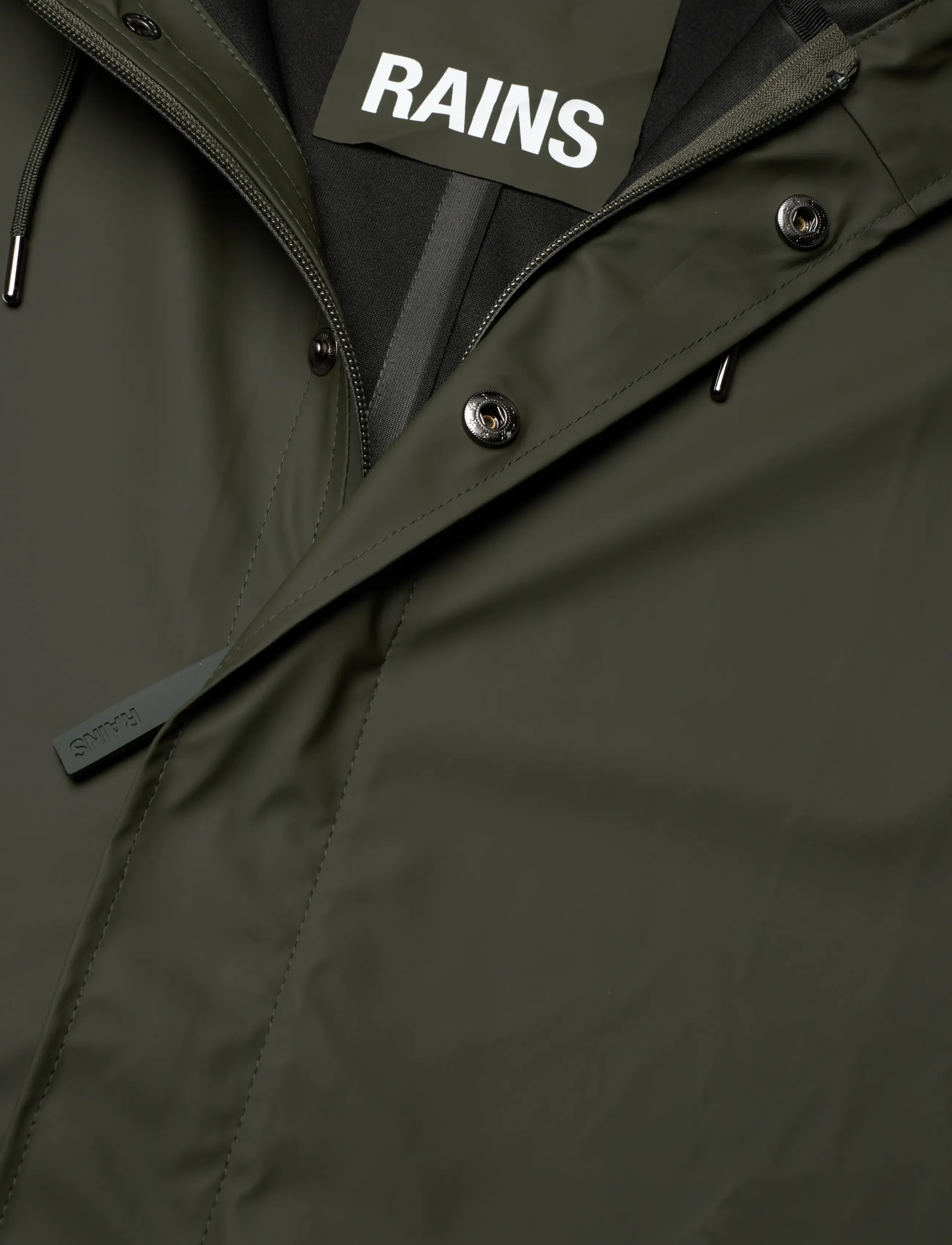 Rains - Fishtail Jacket W3 - jakker - green - 5
