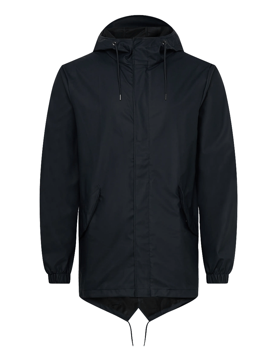 Rains - Fishtail Jacket W3 - regenmäntel - navy - 1