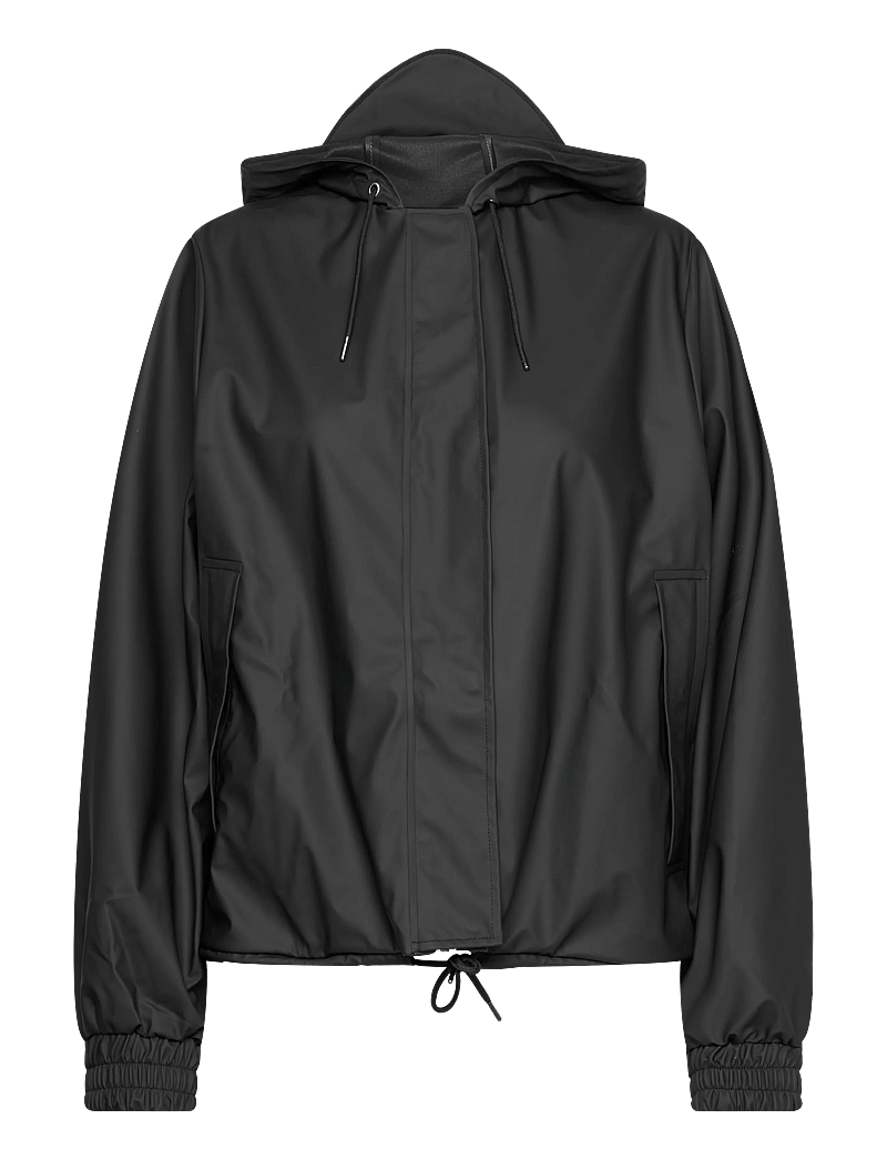 Rains - String W Jacket W3 - regenmäntel - black - 0