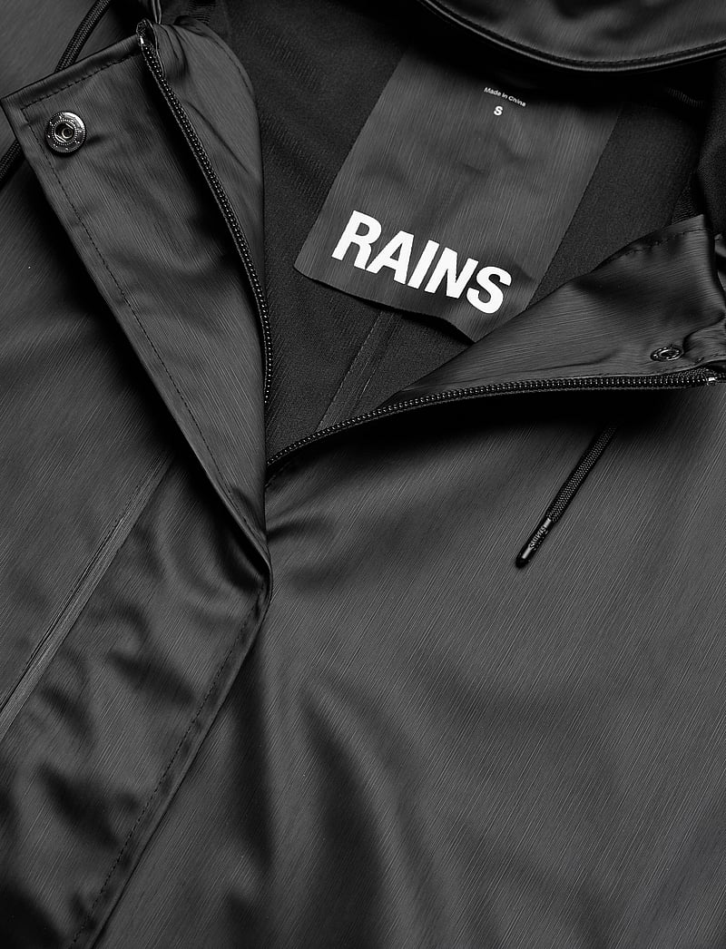 Rains - String W Jacket W3 - regnjackor - black grain - 4