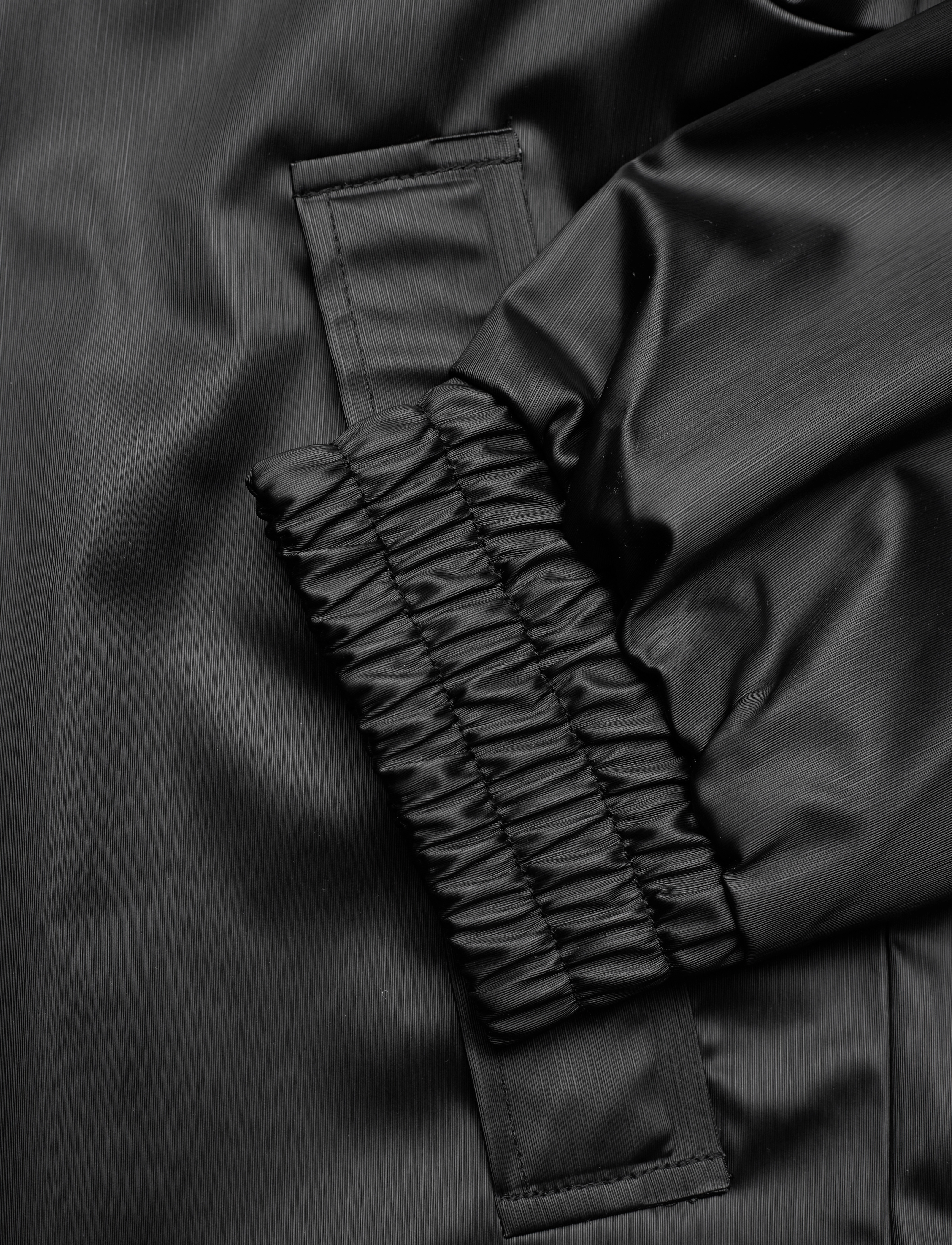Rains - String W Jacket W3 - ytterkläder - black grain - 5