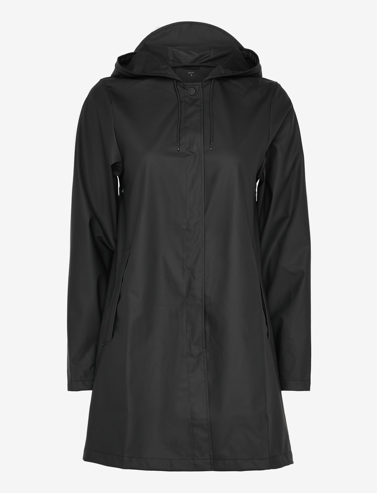 Rains - A-Line W Jacket W3 - regnjakker - black - 1