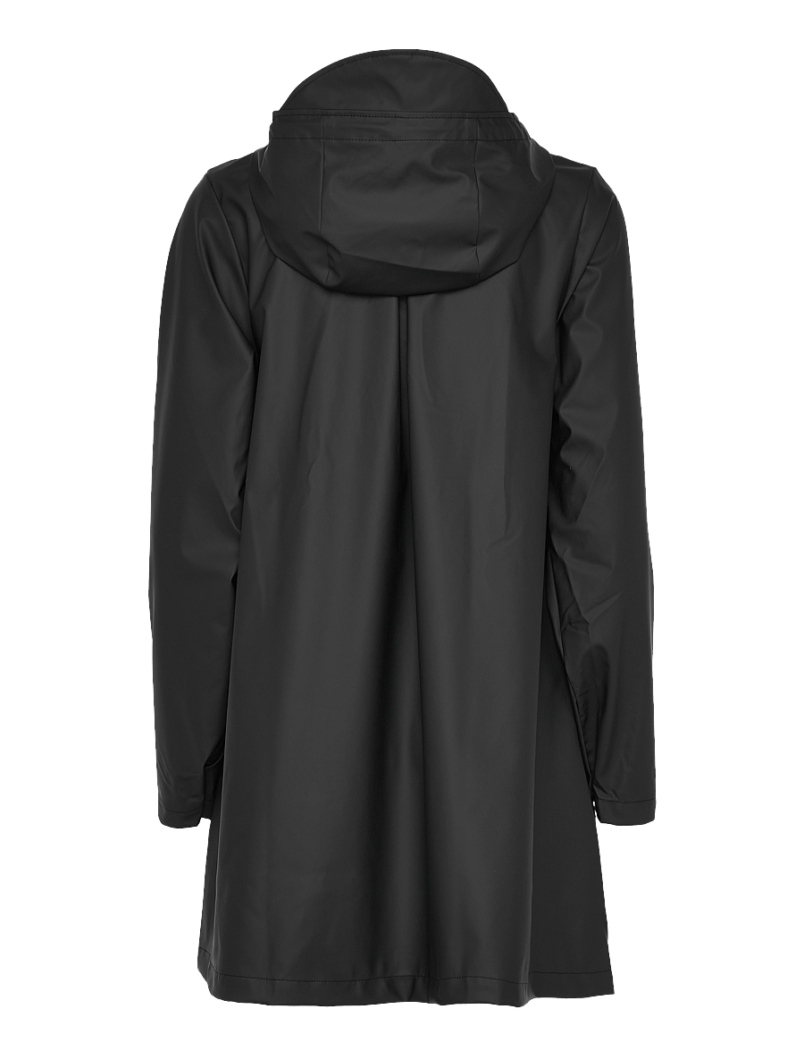 Rains - A-Line W Jacket W3 - regenmäntel - black - 2